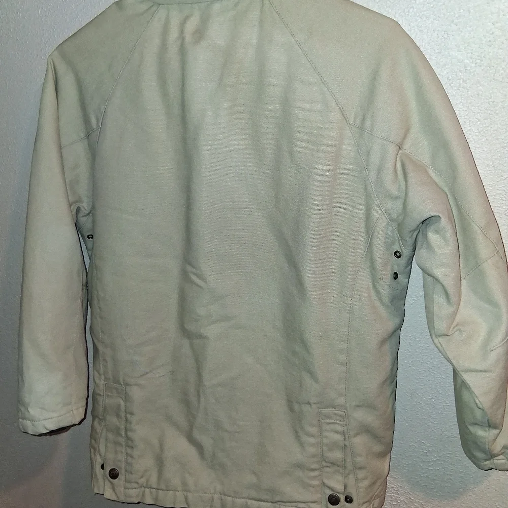 Gap Kids Little Boys Chore Barn Tan Quilted Courdoroy Collar Jacket M 7/8